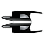 2pc Front Side Corner Splitter Spoiler for BMW 5 Series F10 F11 M5 (2011–2017)
