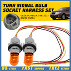 2X Turn Signal Bulb Socket Harness for Nissan Maxima (2016–2018) Armada (2017–2019)