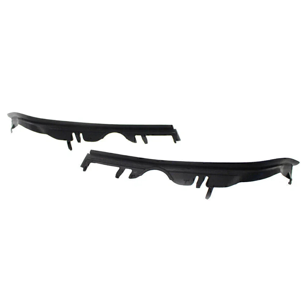 Pair ABS Black Front Upper Headlight Gaskets for BMW 5 Series E39 (1997-2003)