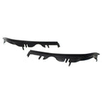 Pair ABS Black Front Upper Headlight Gaskets for BMW 5 Series E39 (1997-2003)