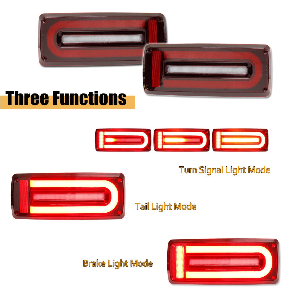 Sequential LED Tail Light for Mercedes G-Class (1990–2016)