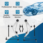 8PCS Front Lower Control Arms for Nissan Pathfinder Infiniti QX60 JX35 (2013–2019)
