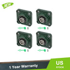 Set of 4 UCF202-10 Pillow Block Bearings for Various Applications (5/8" Bore)