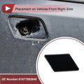 Bumper Headlight Washer Nozzle Cover Cap for BMW 328i Black