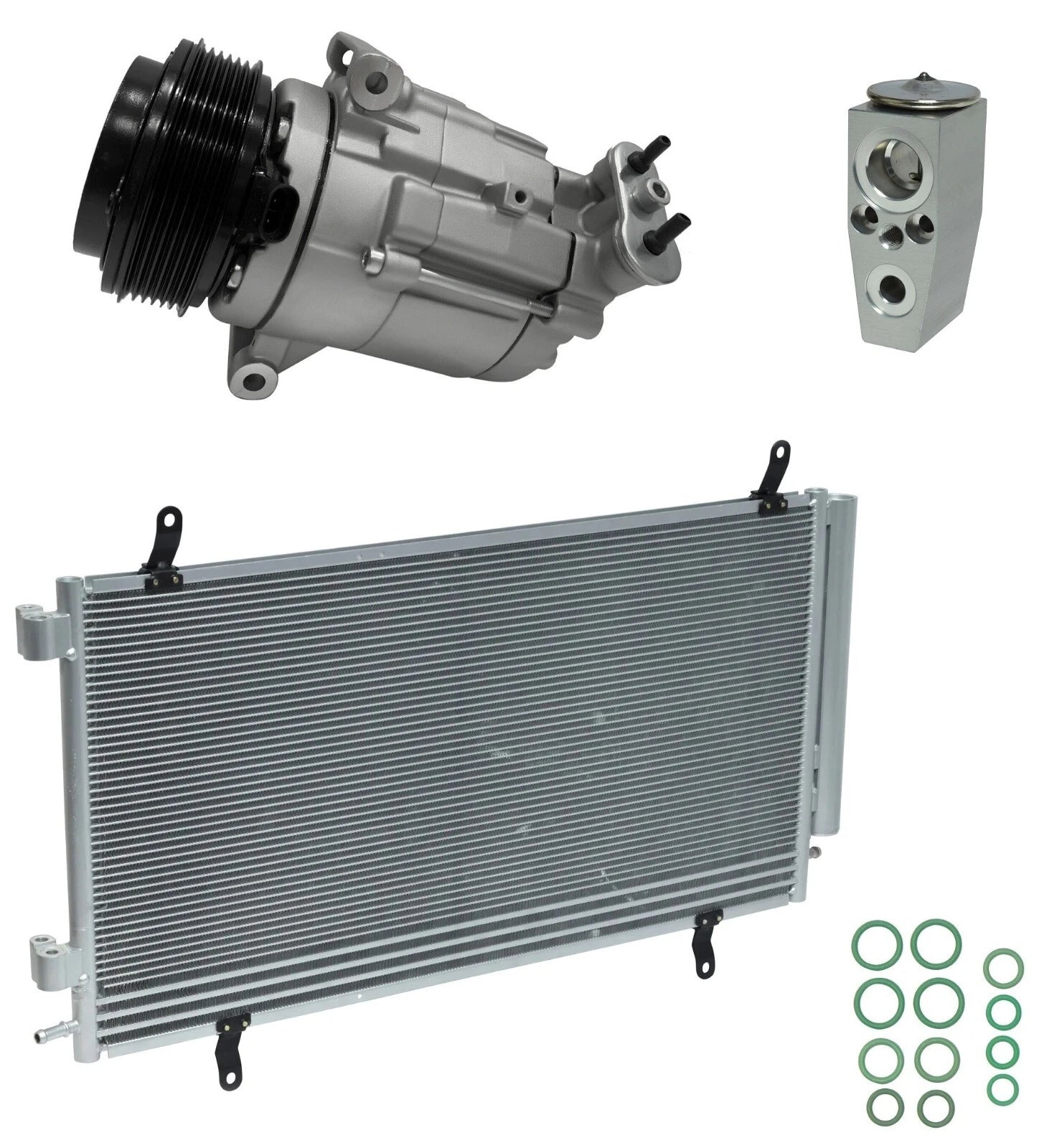 AC Compressor Kit with Condenser for Chevrolet Camaro 3.6L (2013–2015)
