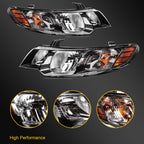 Headlight Assembly for Kia Forte Forte Koup (2010–2013) Pair with Bulbs