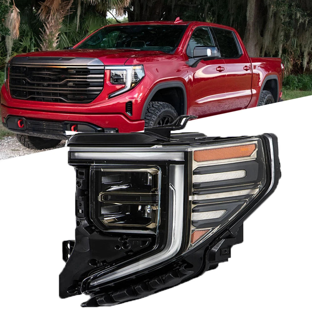 LED Headlight Replacement for GMC Sierra 1500 (2022–2024)