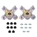 2 Rear Wheel Hubs & Flange Lug Nuts for Honda Sportrax 300 400 450 (1997–2009)