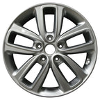 17x6.5 Factory Wheel Replacement Sparkle Silver Full Face for Kia Soul (2014–2019)
