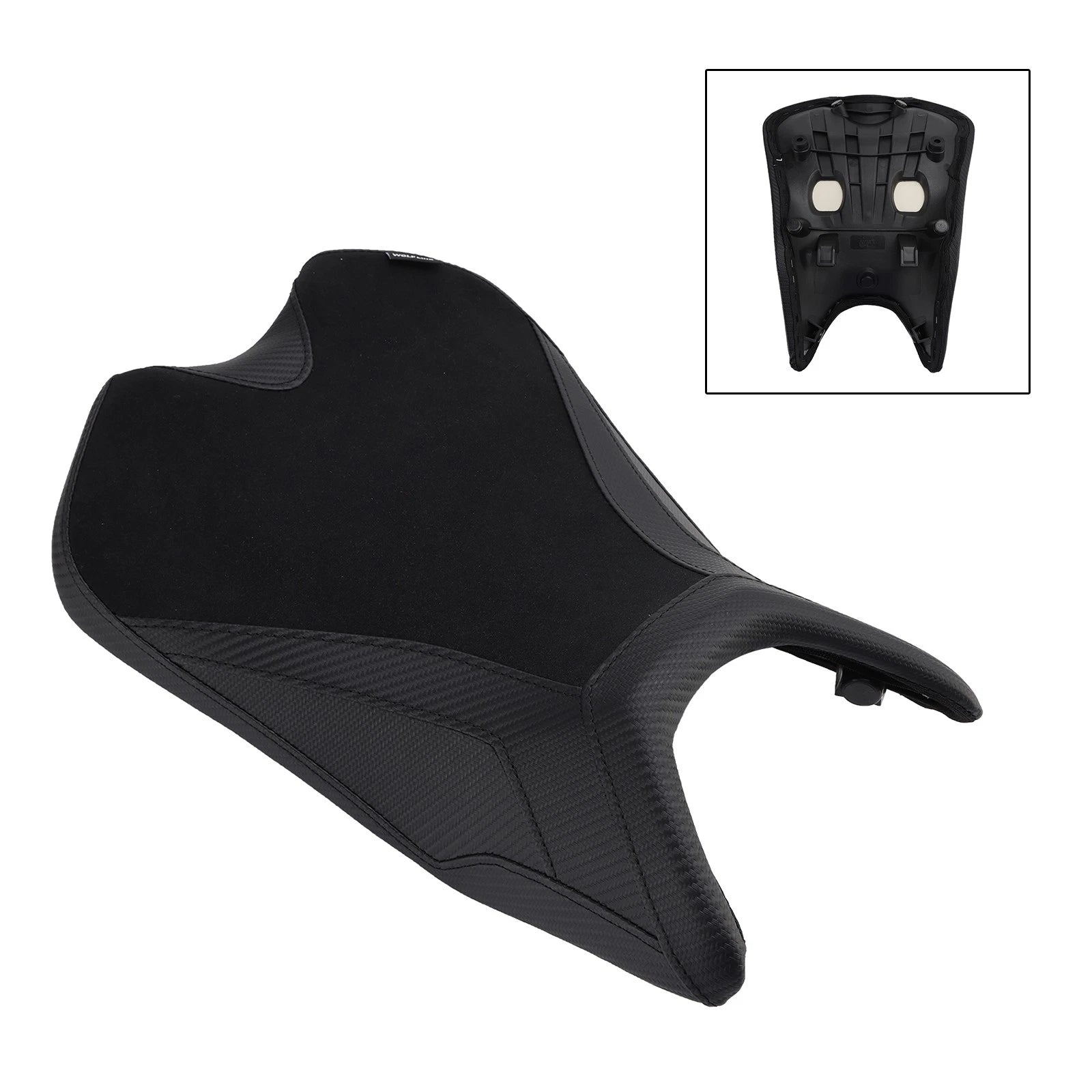 Lower Front Driver Seat Pillion Saddle Black for Aprilia RS457 (2024–2025)
