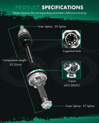 CV Axle for Infiniti G35 (2007–2008) V6 3.5L AWD VQ35HR
