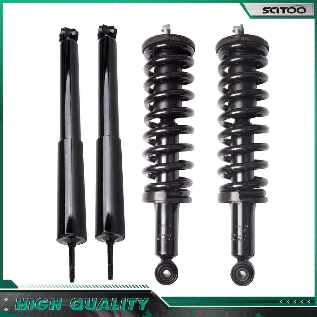4X Front Complete Strut Rear Shocks Assembly for Toyota 4Runner V6 (1996–2002)