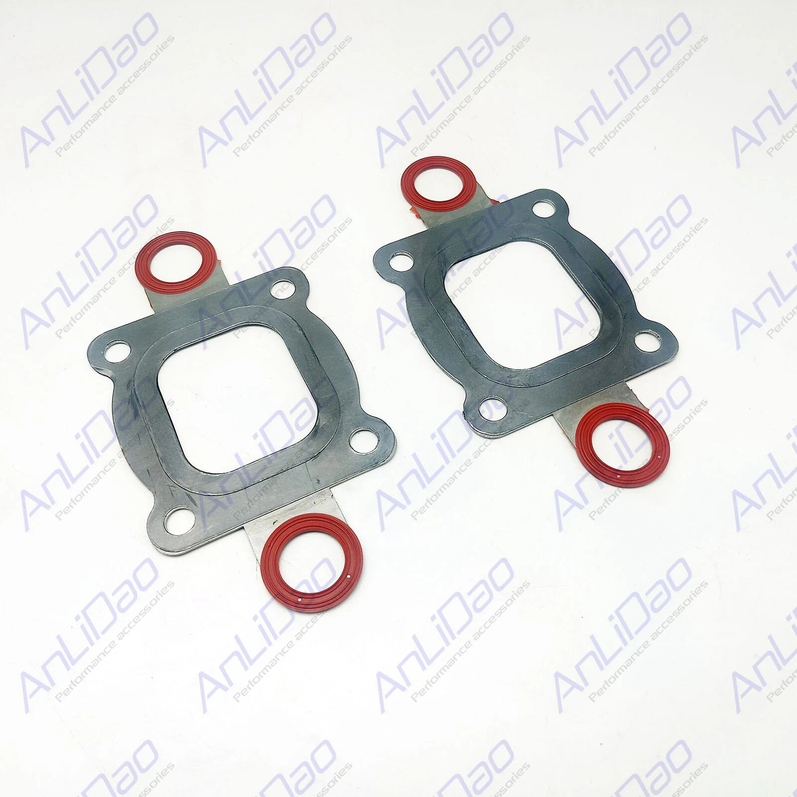 2Pcs Exhaust Manifold Elbow Gasket for MerCruiser V6 V8 (27-864547A02)