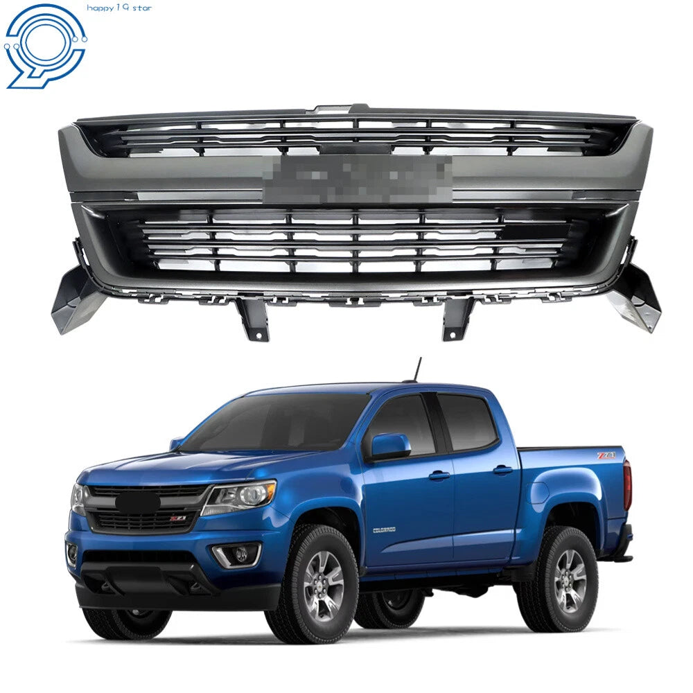 Front Grille Assembly for Chevrolet Colorado (2015–2020) 84408361 Spectra Gray