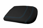Leather Console Lid Armrest Cover for Ford F150 Lariat (1997–2003) Blue Stitch