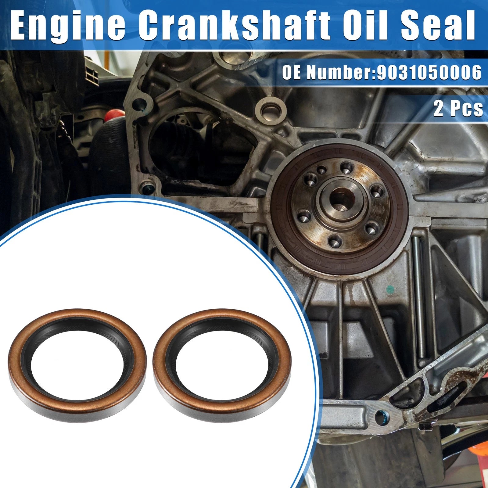 2X Engine Rear Crankshaft Oil Seal for Toyota 4Runner (1984–2002)
