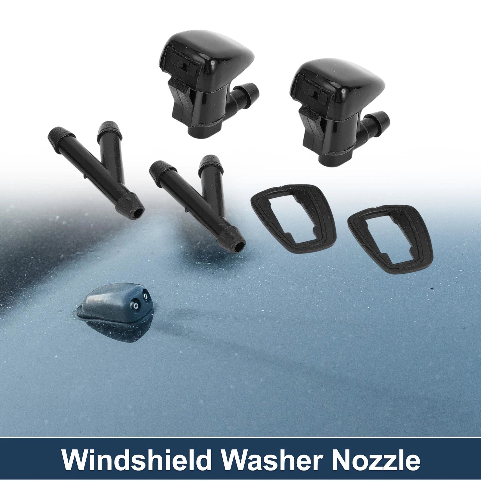Windshield Washer Nozzle with Hose Connector for Toyota (No. 85381AE020)