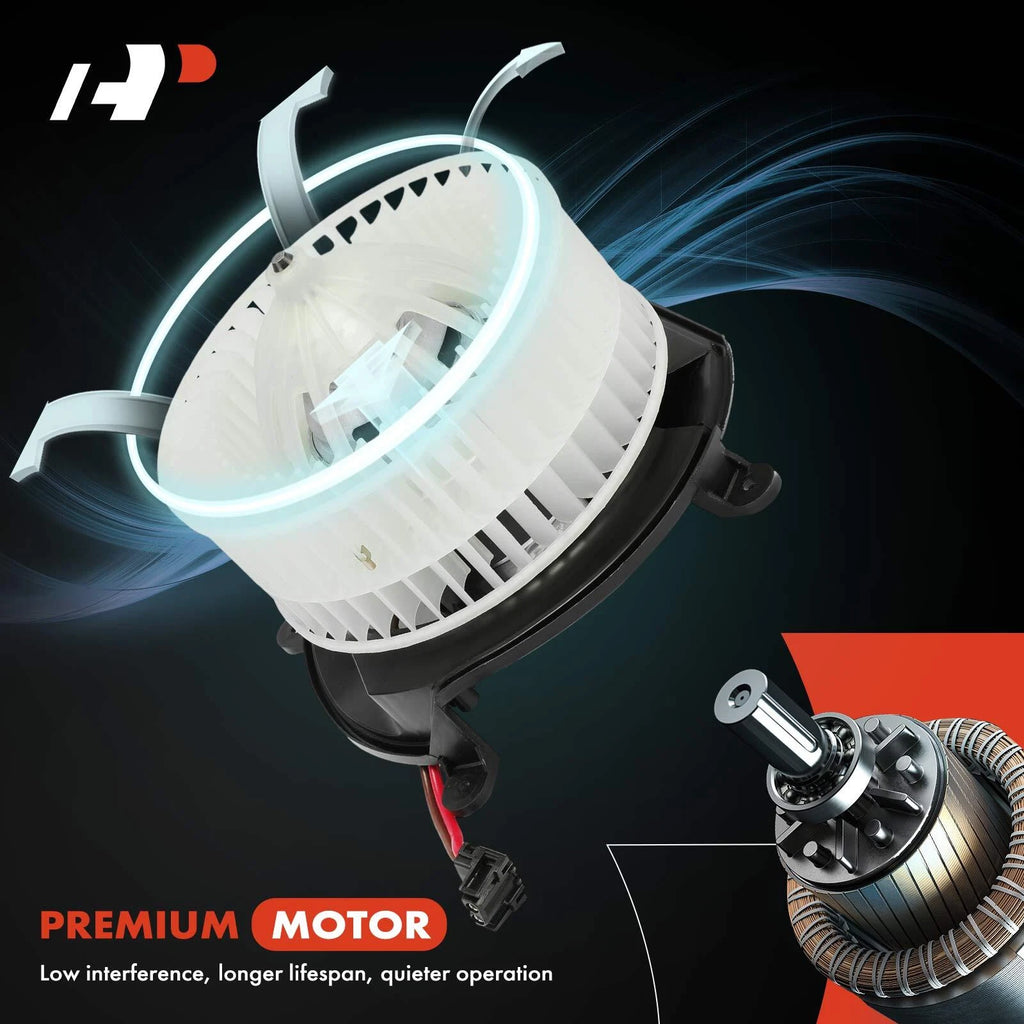 HVAC Blower Motor with Wheel Assembly for Mercedes-Benz E320 E350 (2003-2009)