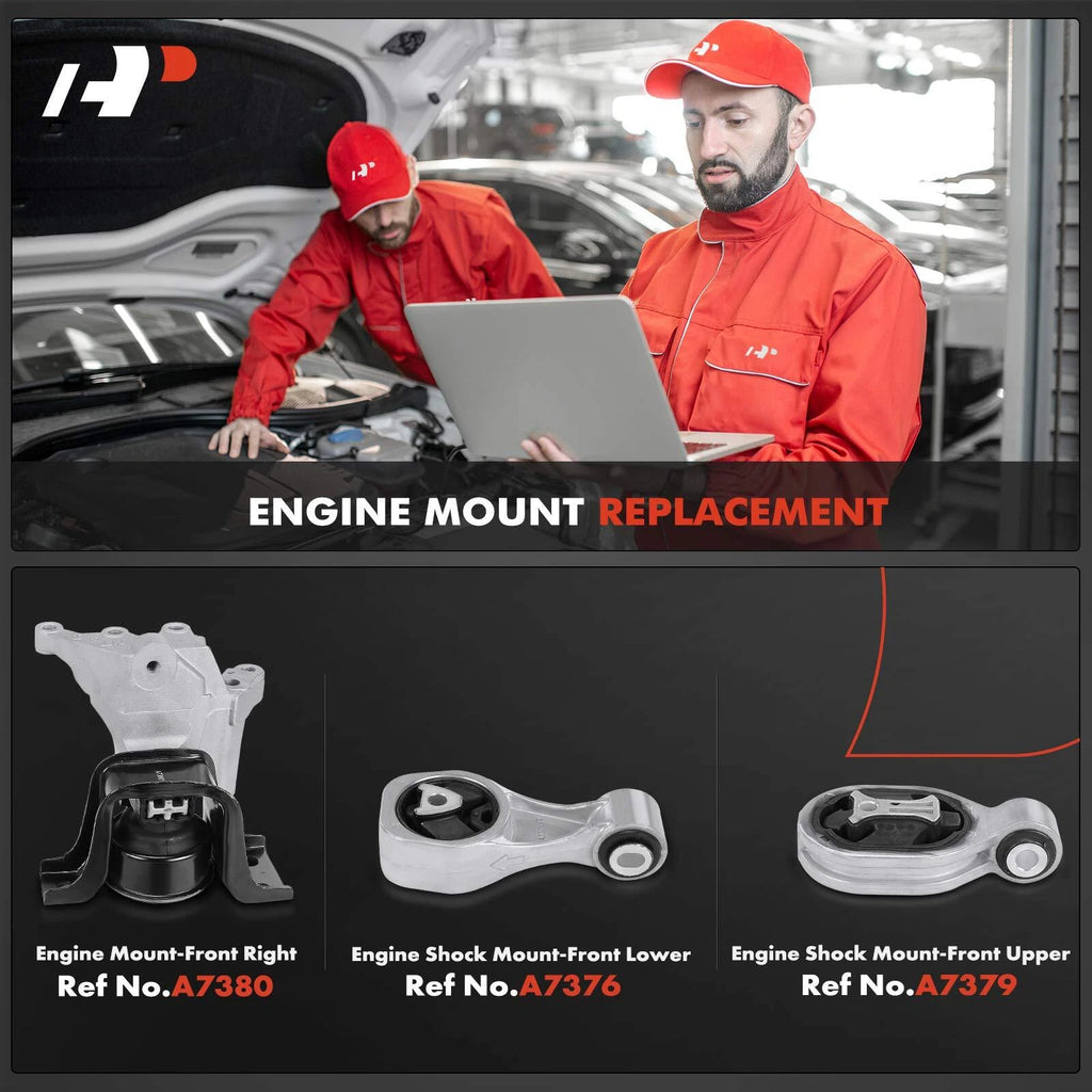 3X Front Engine Mount & Torque Strut Mount for Nissan Juke (2011-2017)