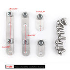 Stainless Steel Front Fender Riser Lift Kit for Honda CRF1000L Africa Twin (2016–2018)