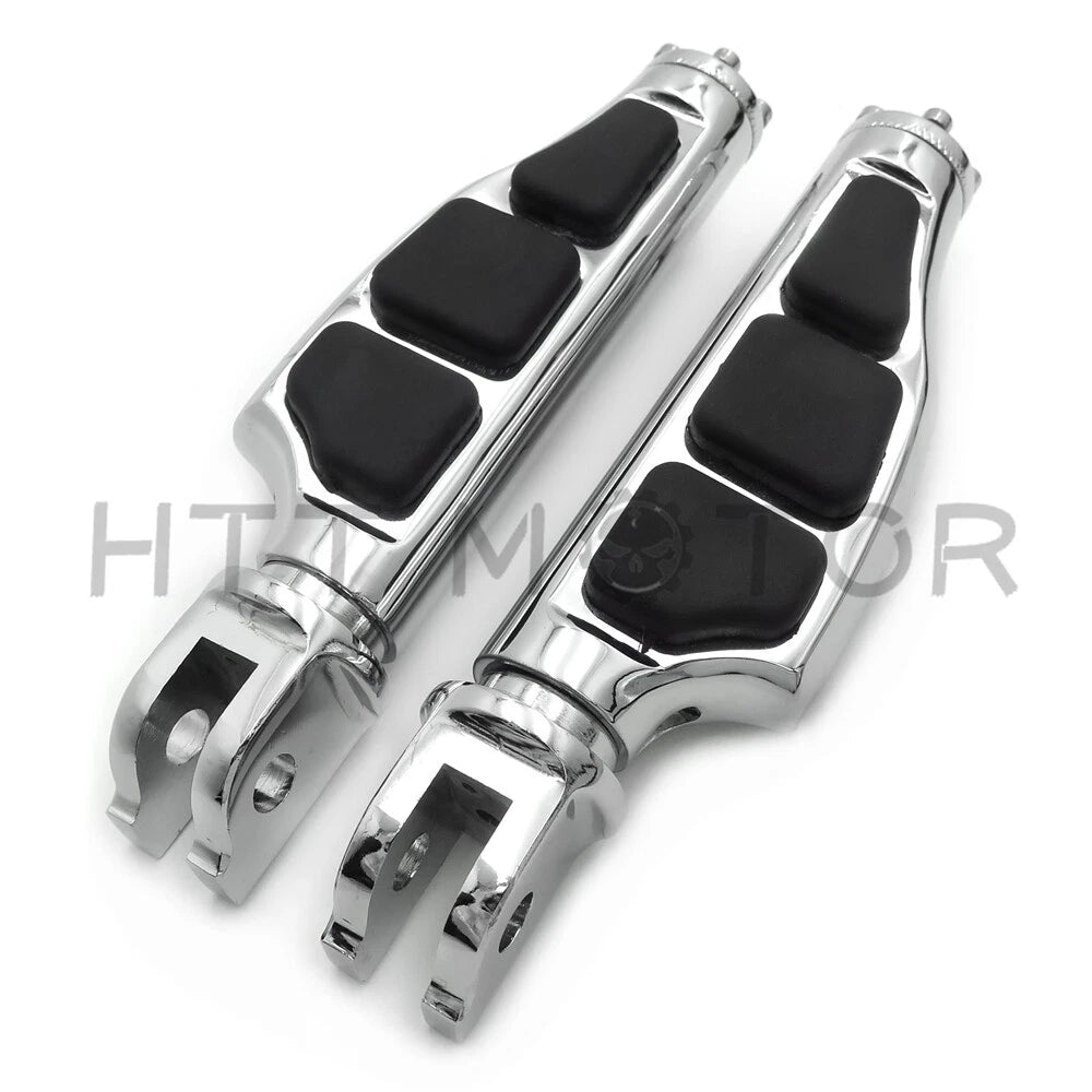 Chrome Flat Wing Footpeg FootRest for Harley Breakout FXBR (2018–2019)