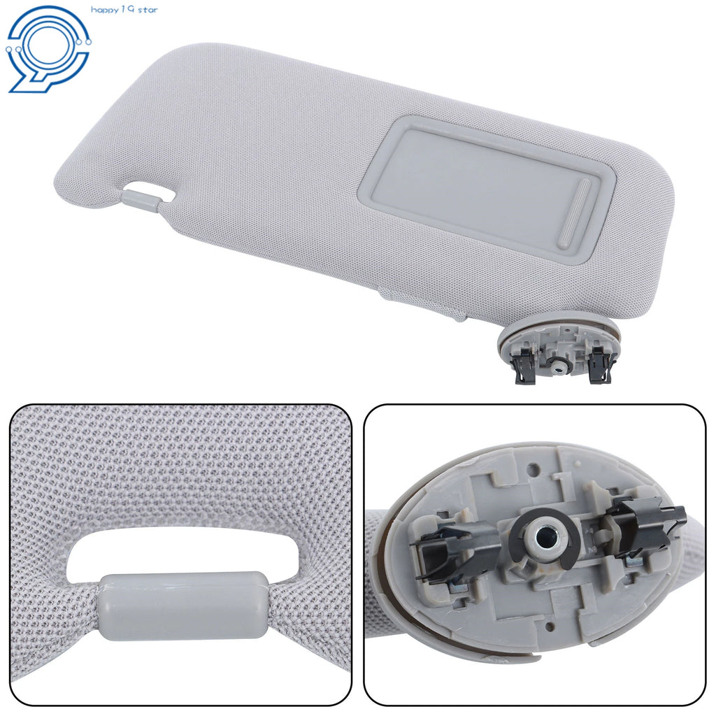 Left Driver Sun Visor for Toyota Corolla (2009–2013) with Mirror Gray