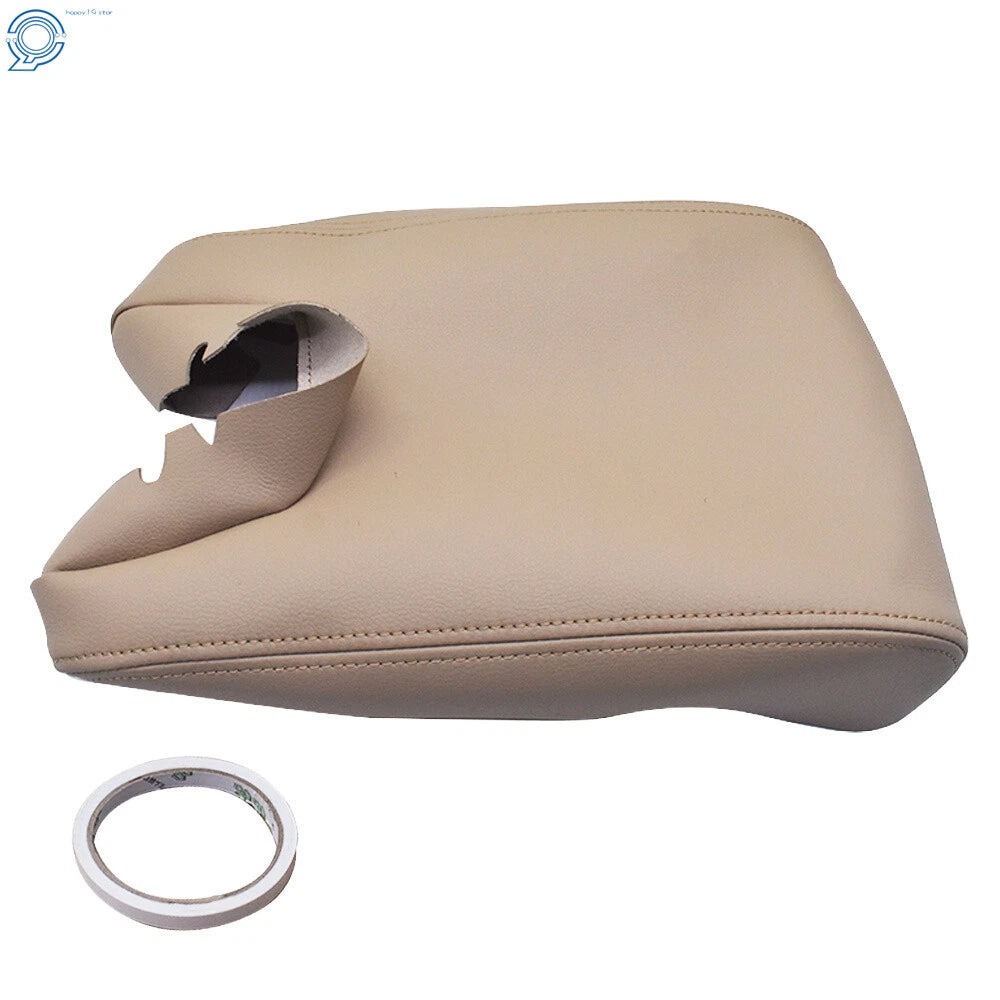 Center Console Lid Armrest Cover for Acura TL (2009–2014) Tan Vinyl