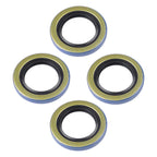 Set of 4 Double Lip Seals for Trailer Axles (34823, 12192TB)