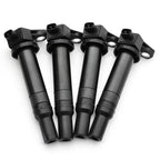 4X Ignition Coil & Iridium Spark Plug for Hyundai Accent Kia Rio (2006–2011)