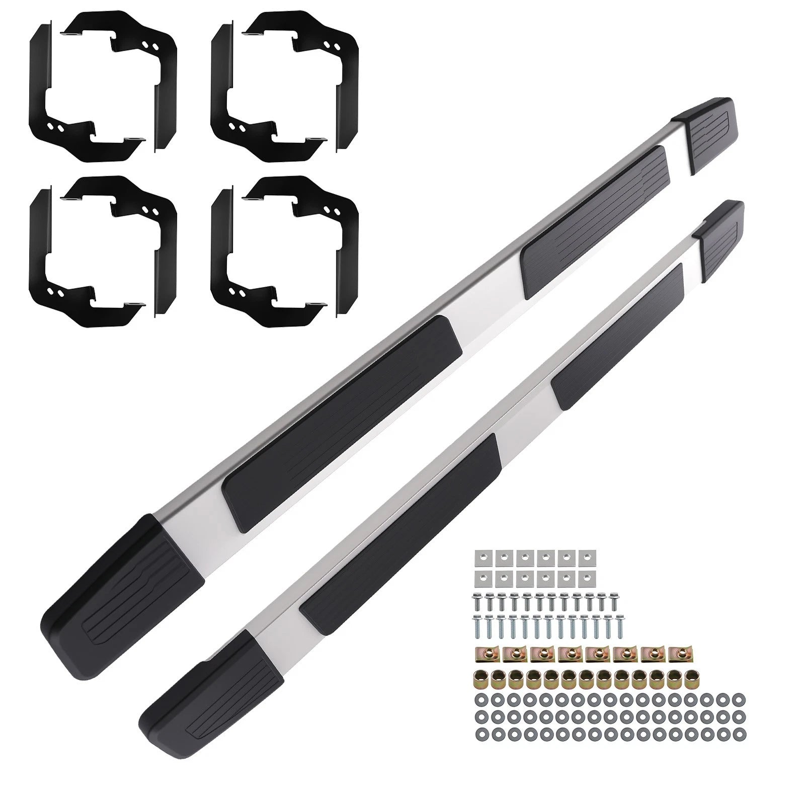 Nerf Bar Side Step for Silverado 1500/2500HD/3500HD (2019–2026) Black