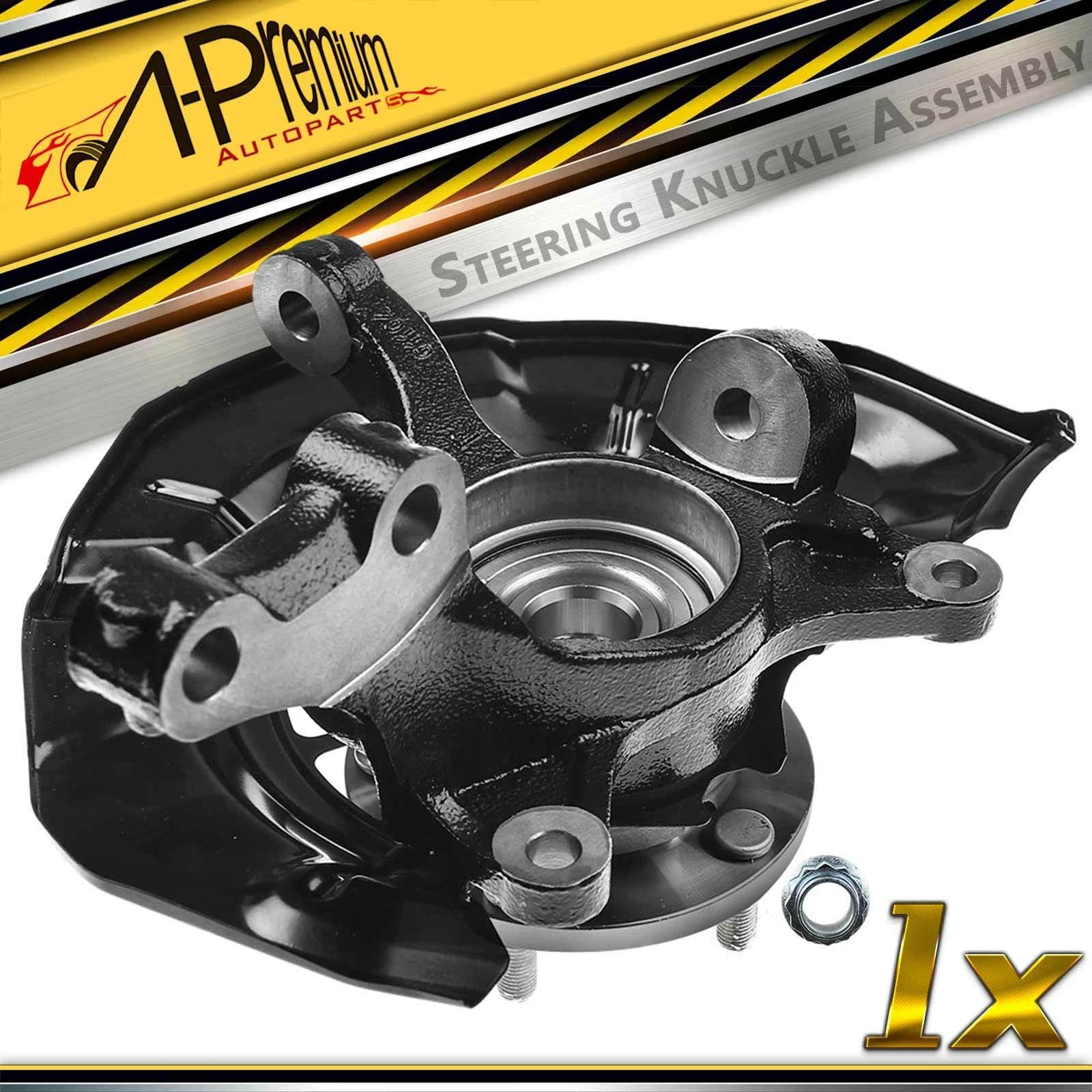 Front Right Steering Knuckle & Hub Bearing for Toyota Camry (2007-2011)