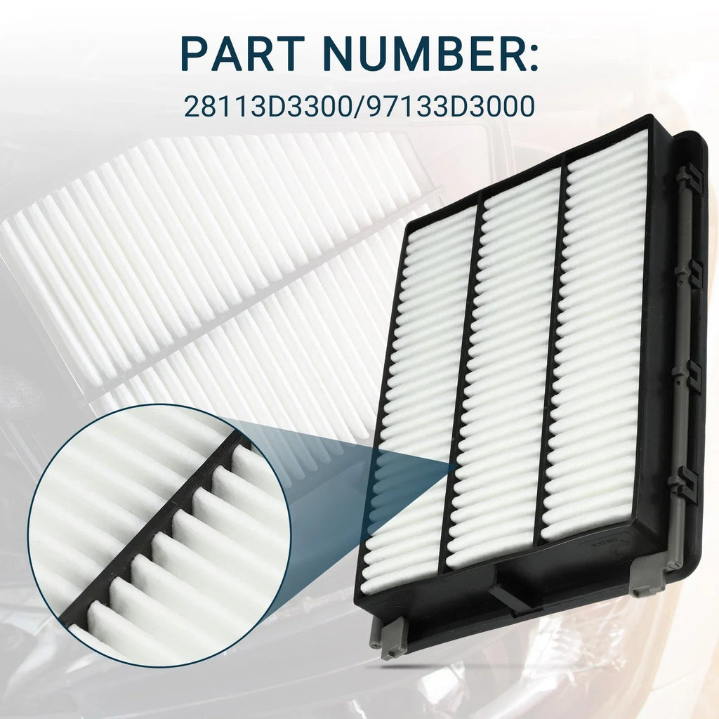 Cabin Air Filter Set for Hyundai Tucson (2016-2023)