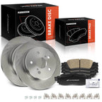 Rear Disc Brake Rotors & Ceramic Pads for Toyota Camry (2018-2022)