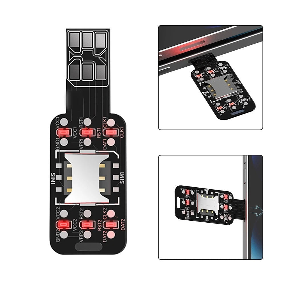 Dual SIM Slot Tester for Mobile Phones Fast Detection and Repair Tool