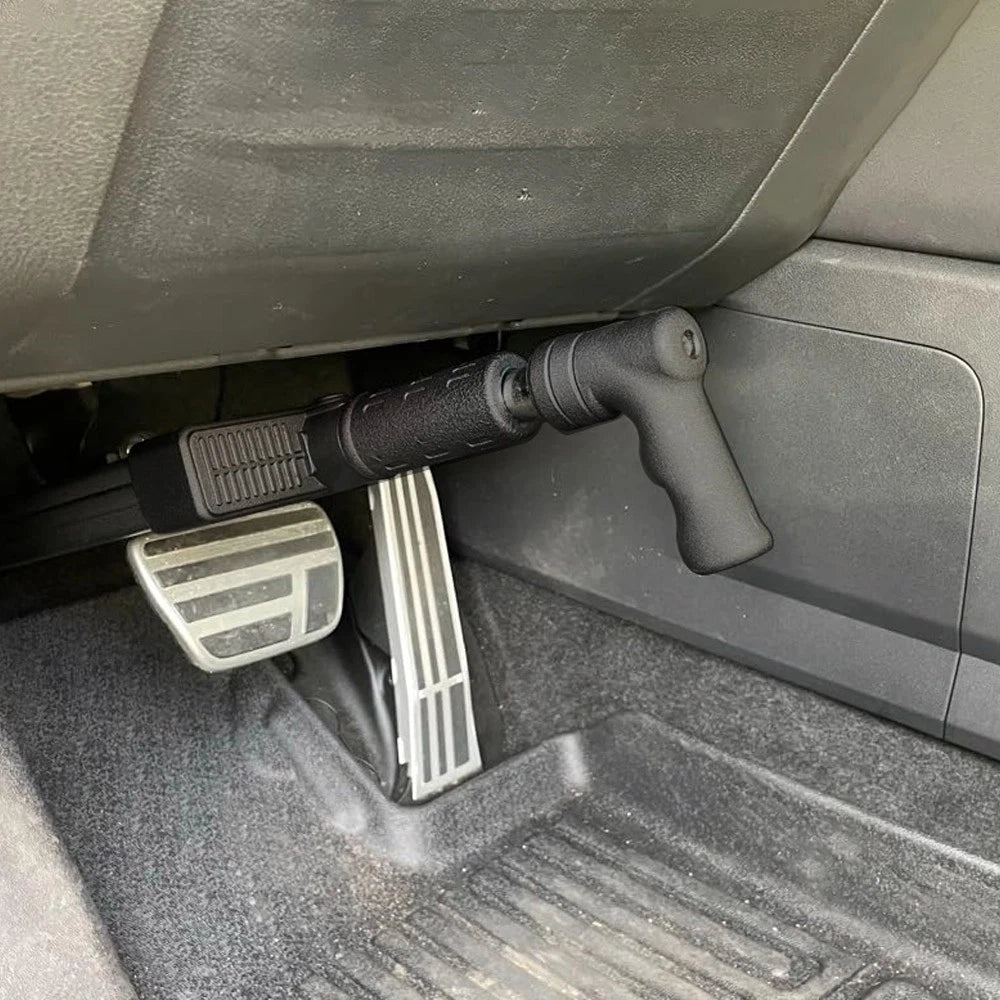 Brake Pedal Lock for Multi-Function Anti-Theft Security