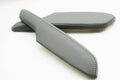 2X Front Door Panel Armrest Covers for Honda Odyssey (2005–2010) Gray PVC Leather