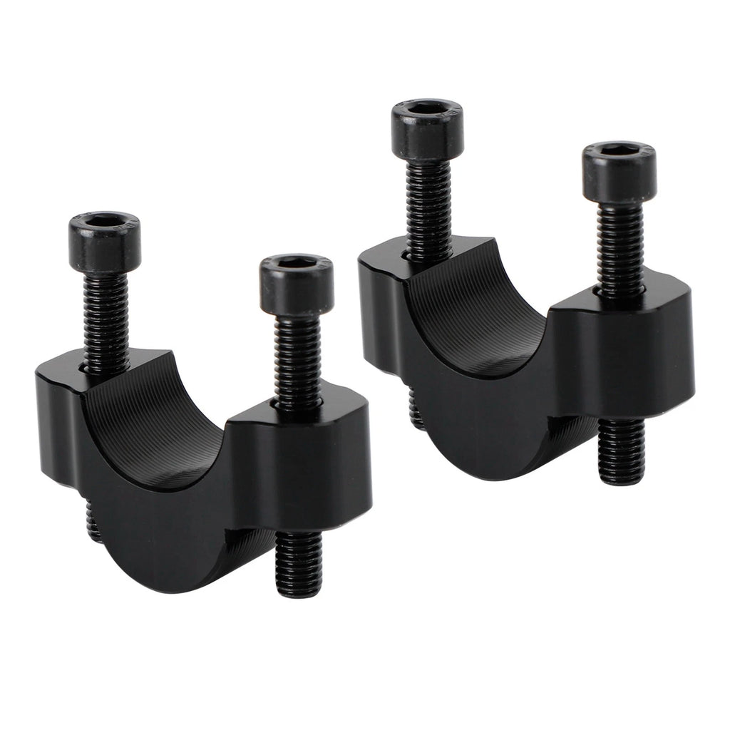20 mm Aluminum Handlebar Risers for Yamaha Tenere 700 (2019–2023) - Black