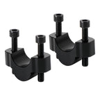 20 mm Aluminum Handlebar Risers for Yamaha Tenere 700 (2019–2023) - Black
