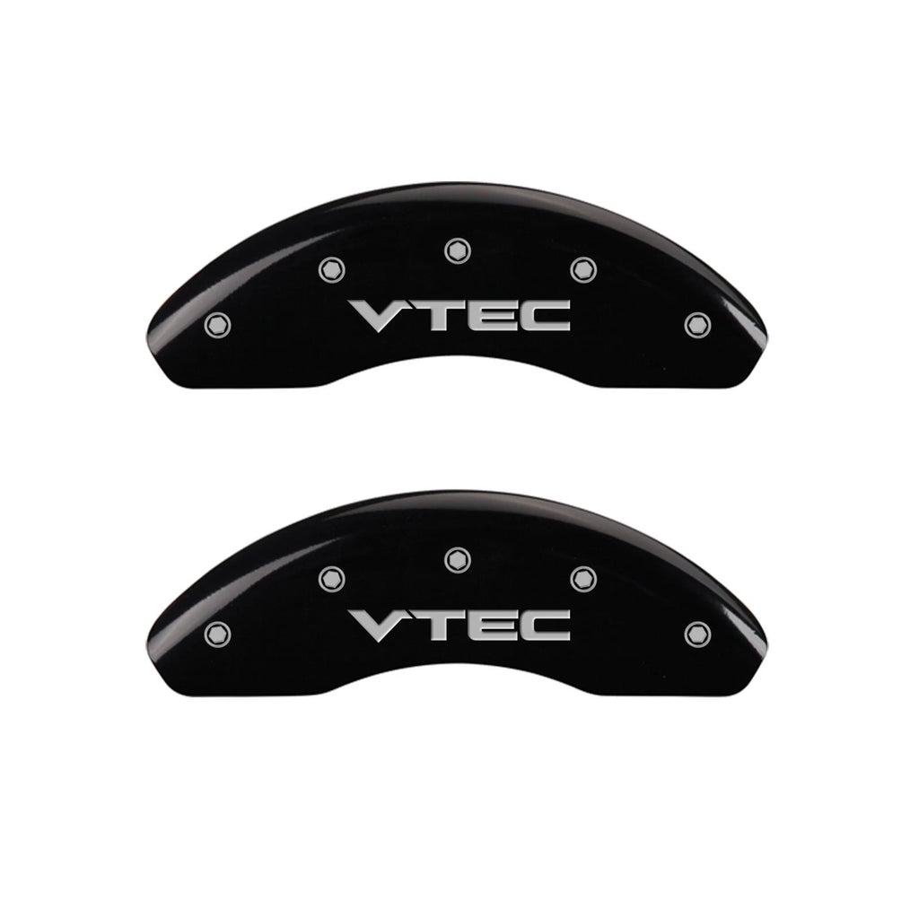Set of 4 Gloss Black Caliper Covers for Honda Civic (2004–2005)