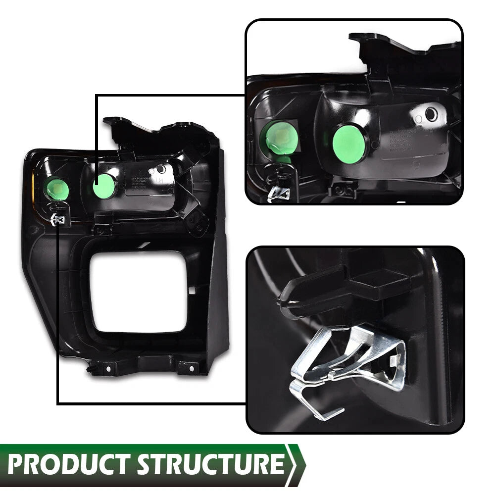 Headlight Trim Bezel for Ford E150 E250 E350 (2008–2014)