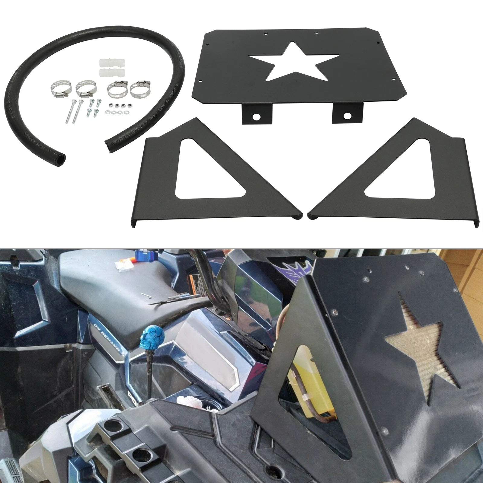 Radiator Relocation Kit for Polaris Sportsman 400 450 500 570 (2000–2023)