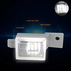 Nuvision White LED Waterproof License Plate Lights for Silverado/Sierra (2014–2024)