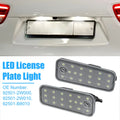 2X White LED License Plate Light No. 92501-2W000 for Hyundai Santa Fe (2013–2016)