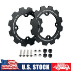 Dual Sprocket Guard Chain Protector for Yamaha Raptor 700 (2006–2025) Black