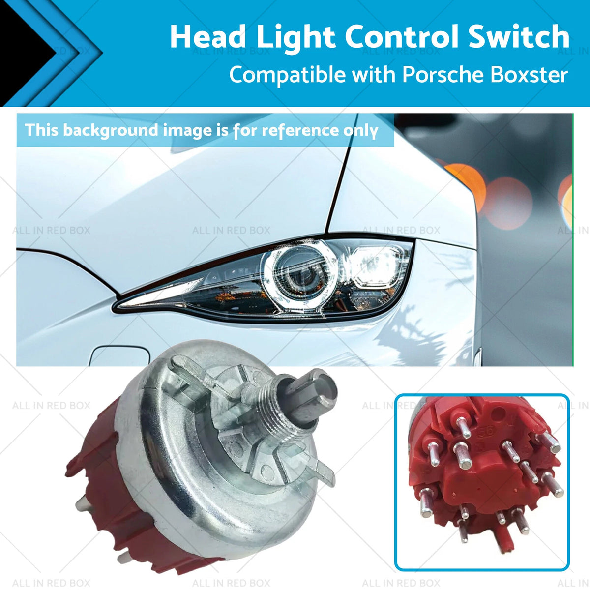 Head Light Control Switch for Porsche Boxster 1997–2004, Porsche 911 1999–2005