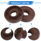 2X Oil Seal Rotary Shaft Seal FKM Rubber 12x32x7mm for Various Models 