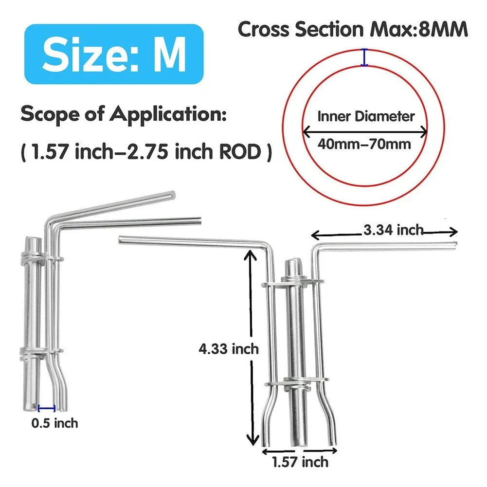 Hydraulic Seal Installation Tool 3 Sizes U-Cup