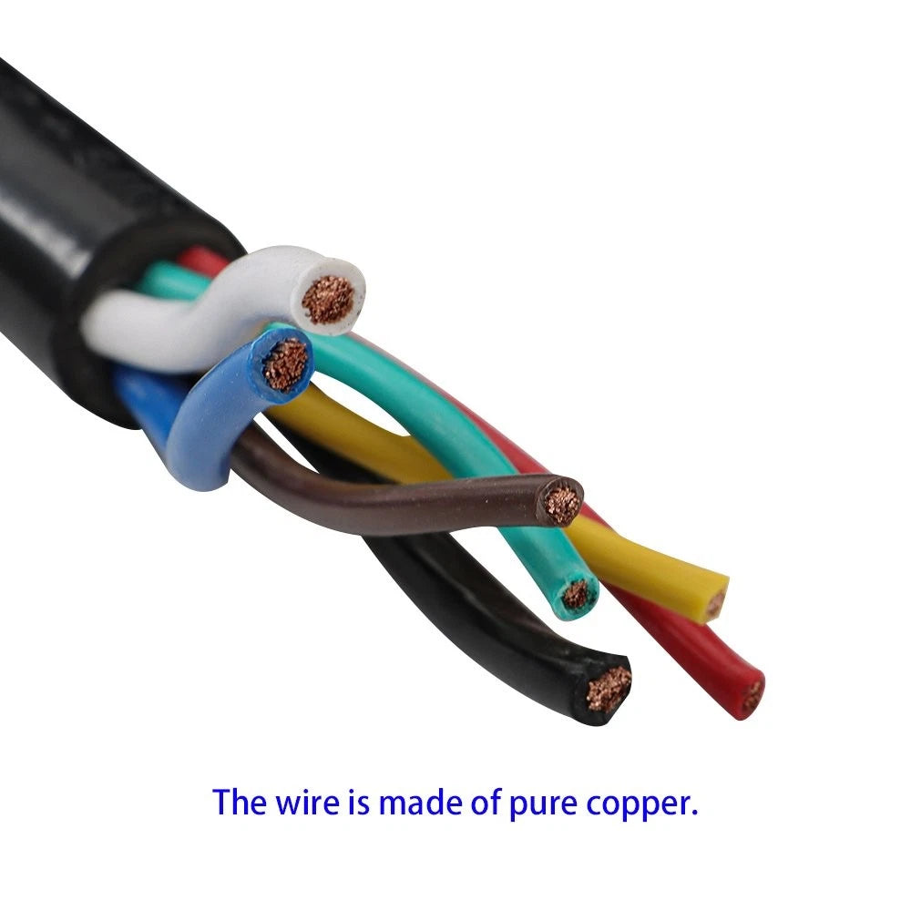 7 Way Trailer Cord for Heavy Duty Trailers (8 FT)