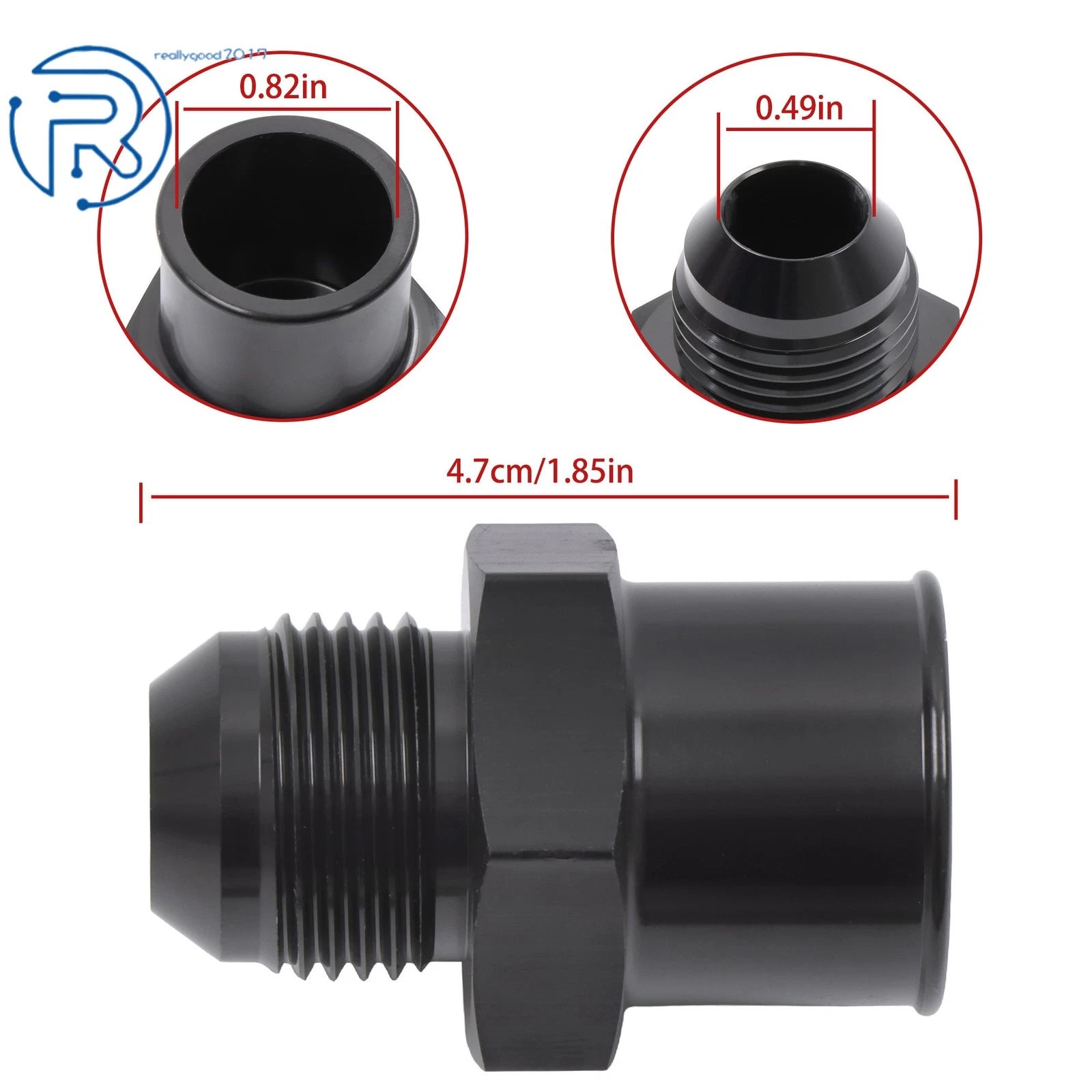 2pcs 10AN Valve Cover Adapter Fittings for SBC (34-00031)