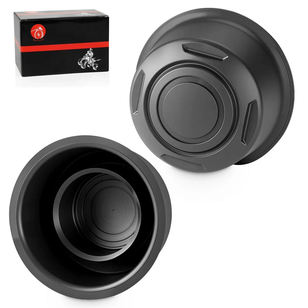 Front/Rear Wheel Center Dust Hub Caps for Yamaha Rhino YXR700F (2008–2012)